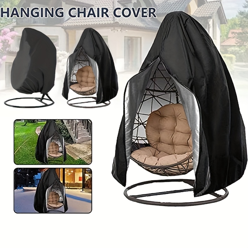 Outdoor Furniture Rh - غطاء كرسي بيضاوي معلق للحديقة من
