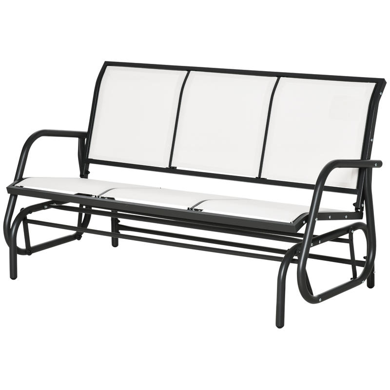 Garden Bench Metal - مقعد أرجوحة للحديقة يتسع لـ 3