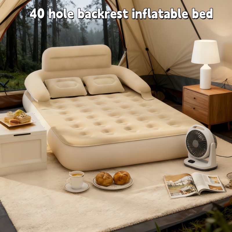 Outdoor Furniture Nearby - سرير هوائي محمول للتخييم في الهواء