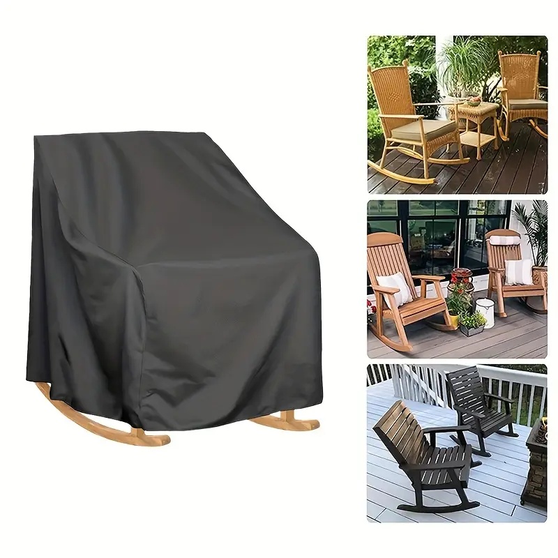 Outdoor Furniture Patio - غطاء كرسي هزاز خارجي من قماش