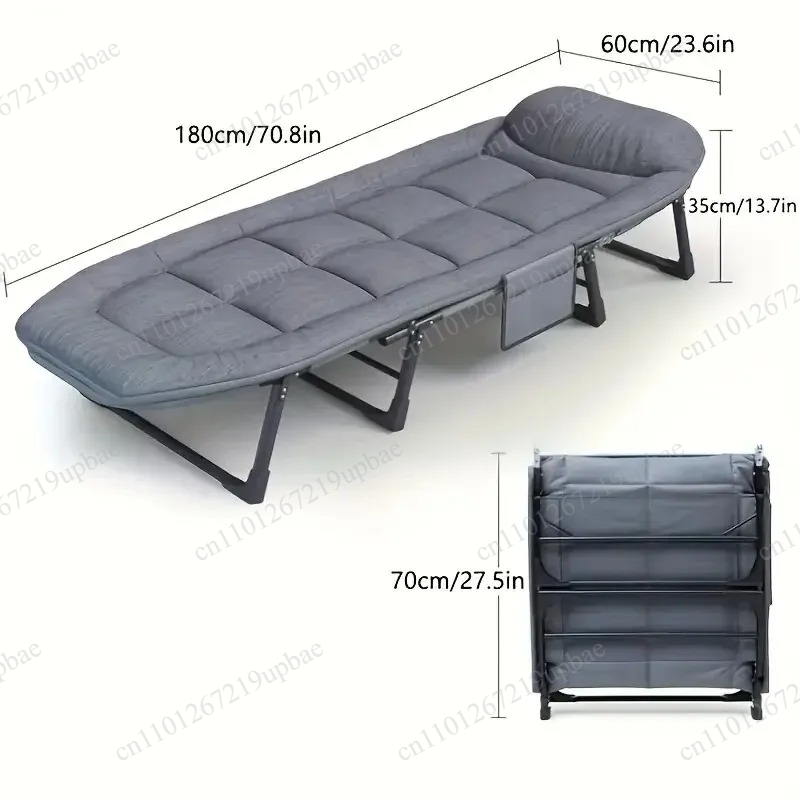 Outdoor Furniture Fabric - سرير نوم محمول قابل للطي، كرسي