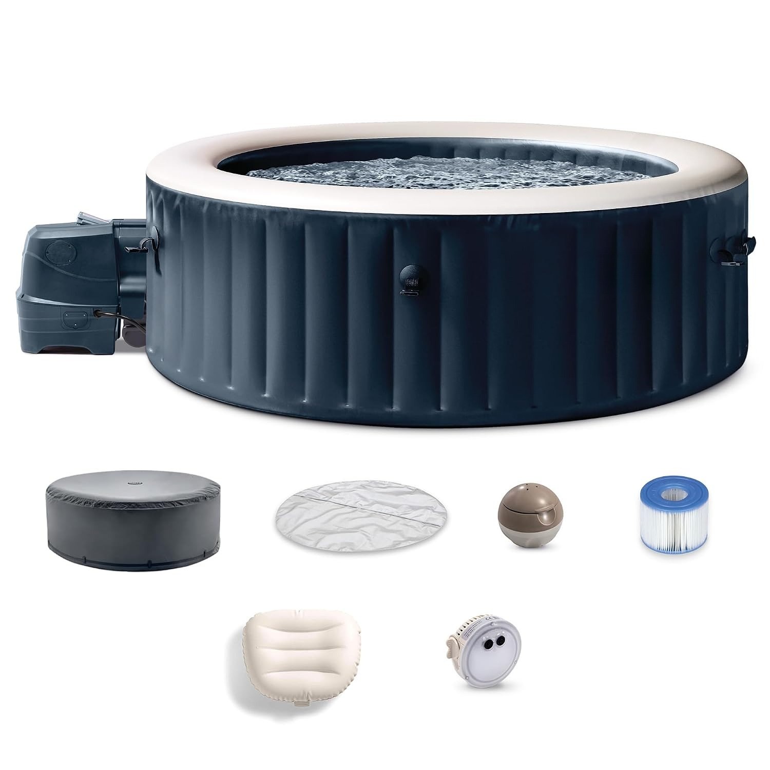 Inflatable Hot Tub - حوض استحمام ساخن دائري قابل للنفخ