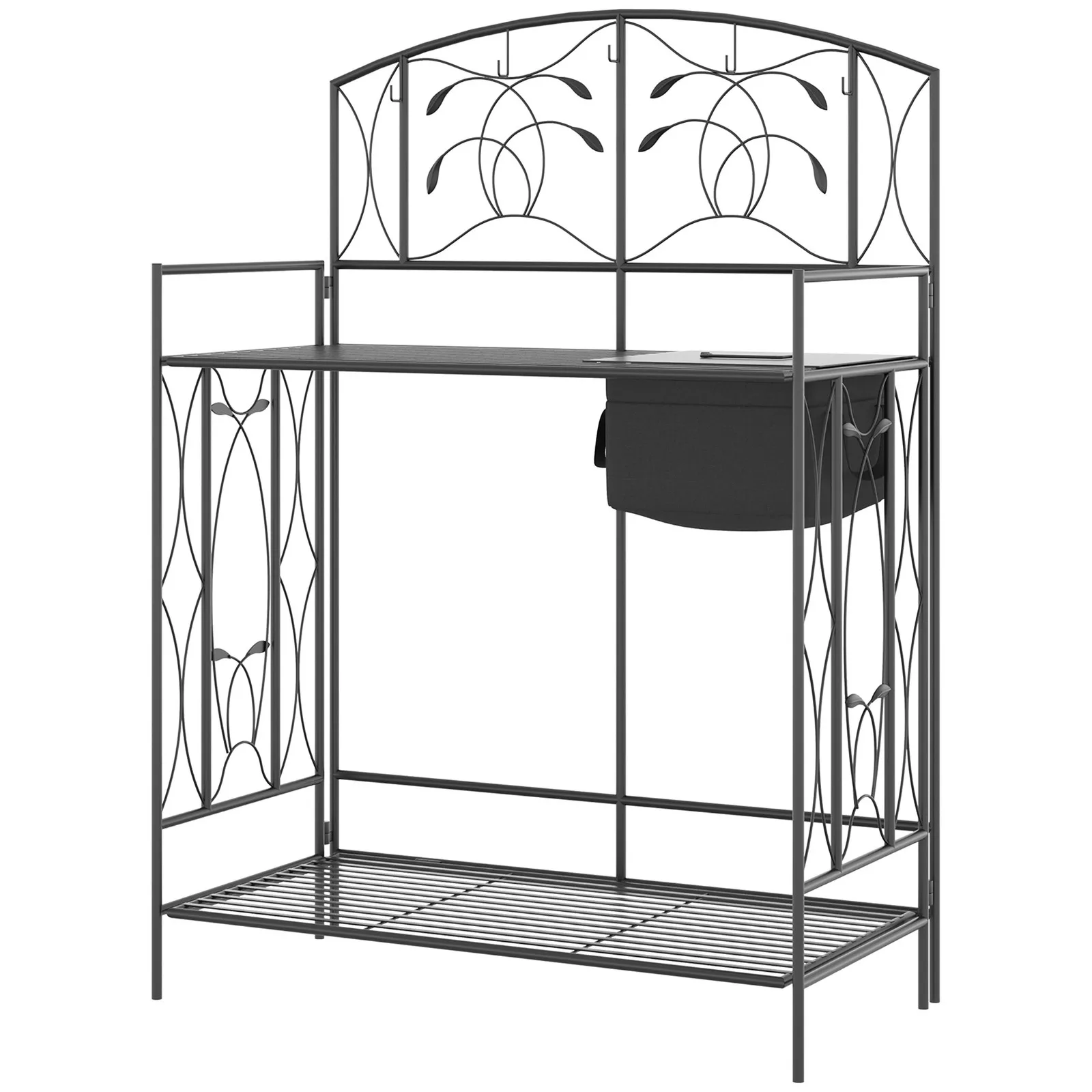 طاولة زراعة معدنية للحدائق مع  - مراجعة Garden Bench Metal وسعره