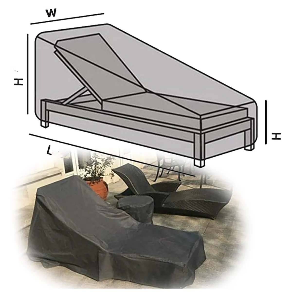 غطاء كرسي استرخاء من قماش أوكس - مراجعة Outdoor Furniture Fabric وسعره