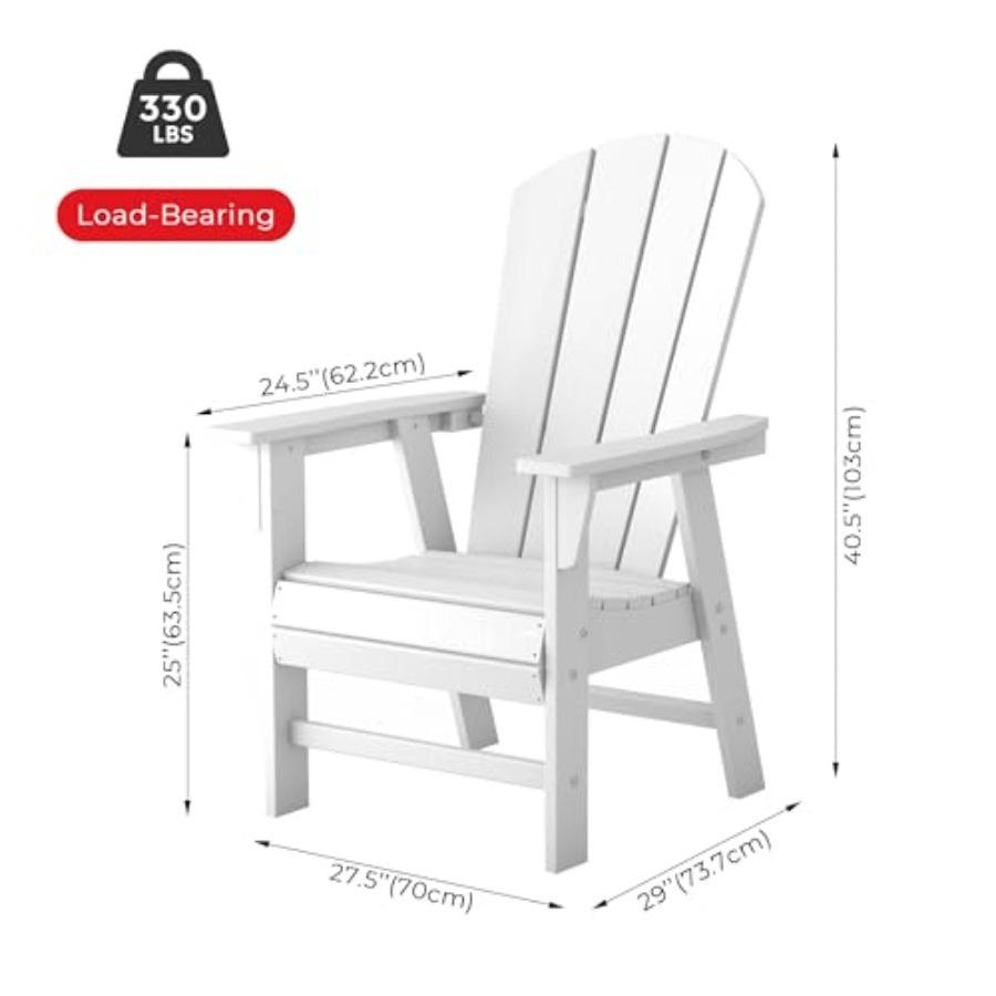 كراسي أديرونداك الخارجية المصن - مراجعة Adirondack Chair Wood وسعره