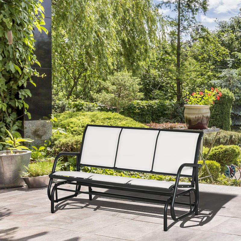 مقعد أرجوحة للحديقة يتسع لـ 3  - مراجعة Garden Bench Metal وسعره