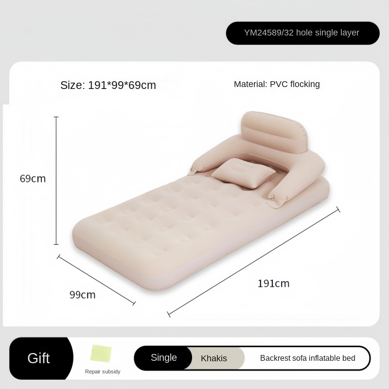 سرير هوائي محمول للتخييم في ال - مراجعة Outdoor Furniture Nearby وسعره