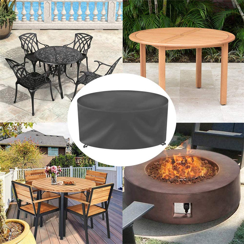غطاء أثاث دائري بـ 12 مقاسًا،  - مراجعة Outdoor Furniture Patio وسعره