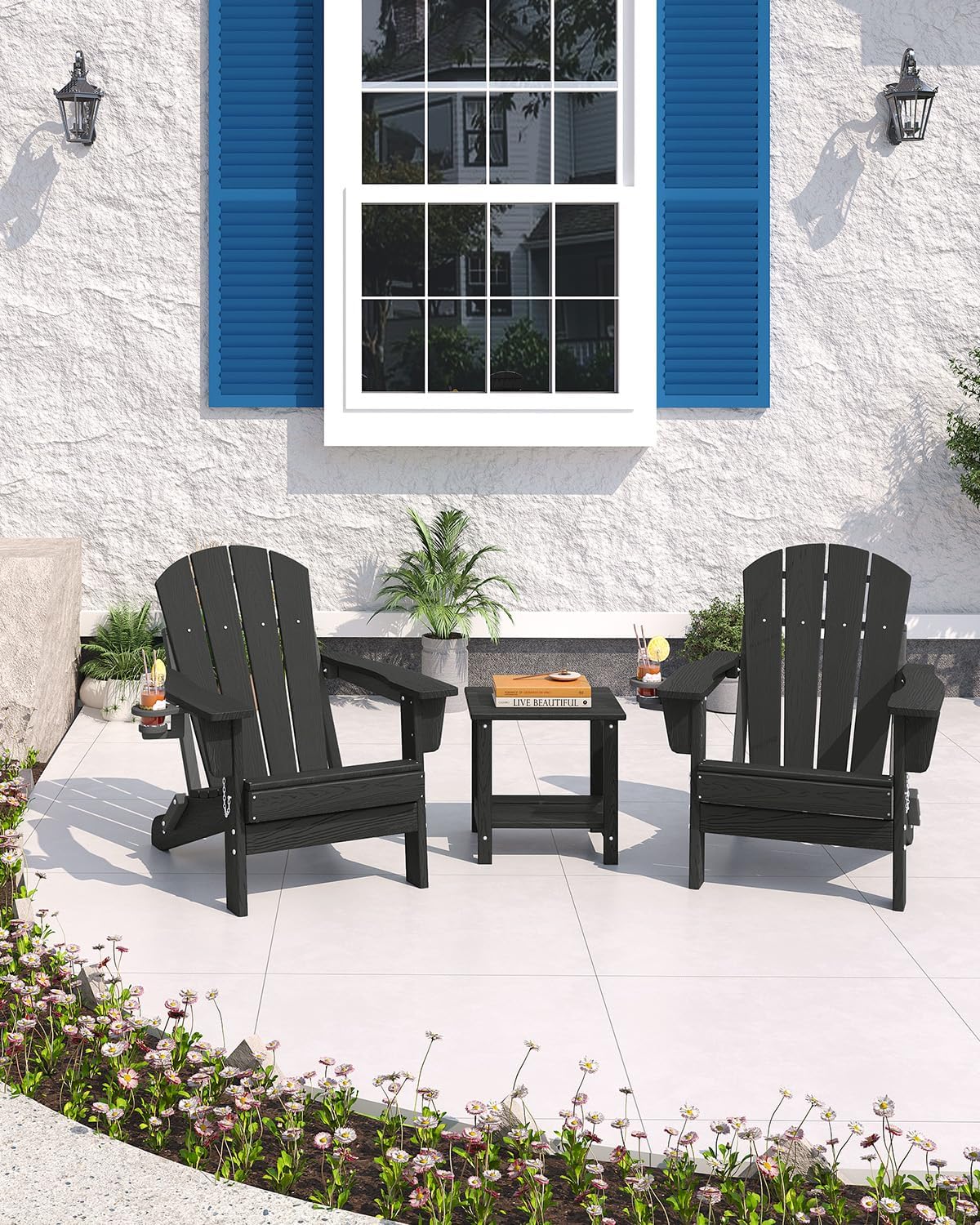 كرسي أديرونداك قابل للطي من ال - مراجعة Adirondack Chair Wood وسعره