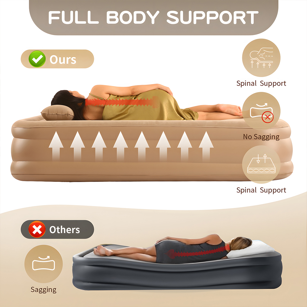 مرتبة هوائية كوين مع مضخة مدمج - مراجعة Outdoor Furniture Nearby وسعره
