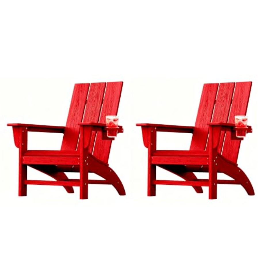 مجموعة من كرسيين أديرونداك للا - مراجعة Adirondack Chair Wood وسعره