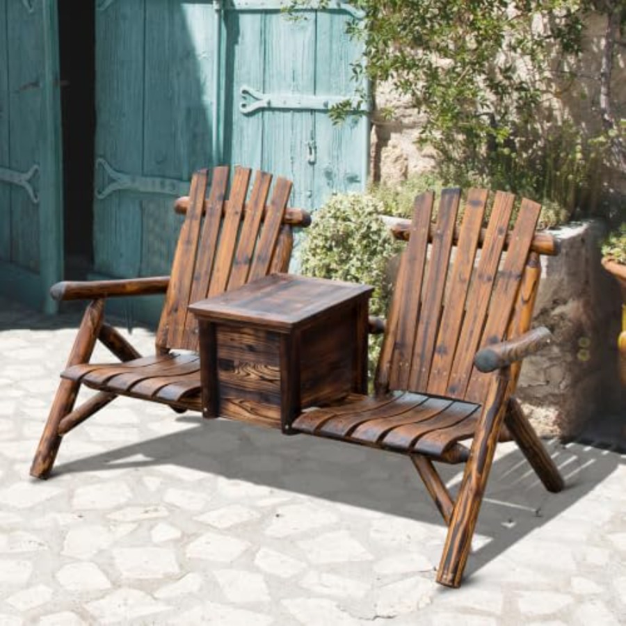 كرسي أديرونداك خشبي مزدوج للجل - مراجعة Adirondack Chair Wood وسعره