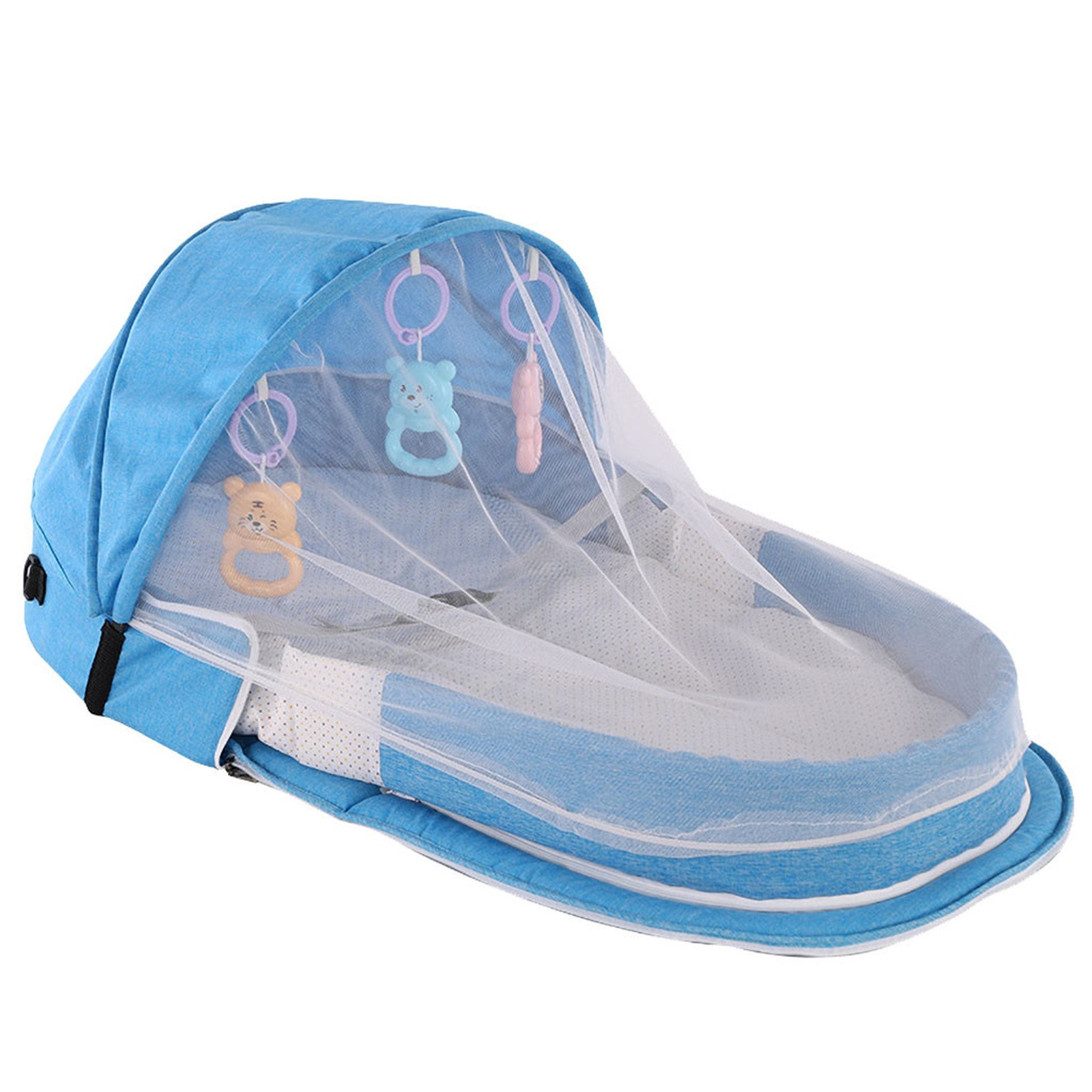 سرير أطفال محمول قابل للطي مع  - مراجعة Camping Cot Foldable وسعره