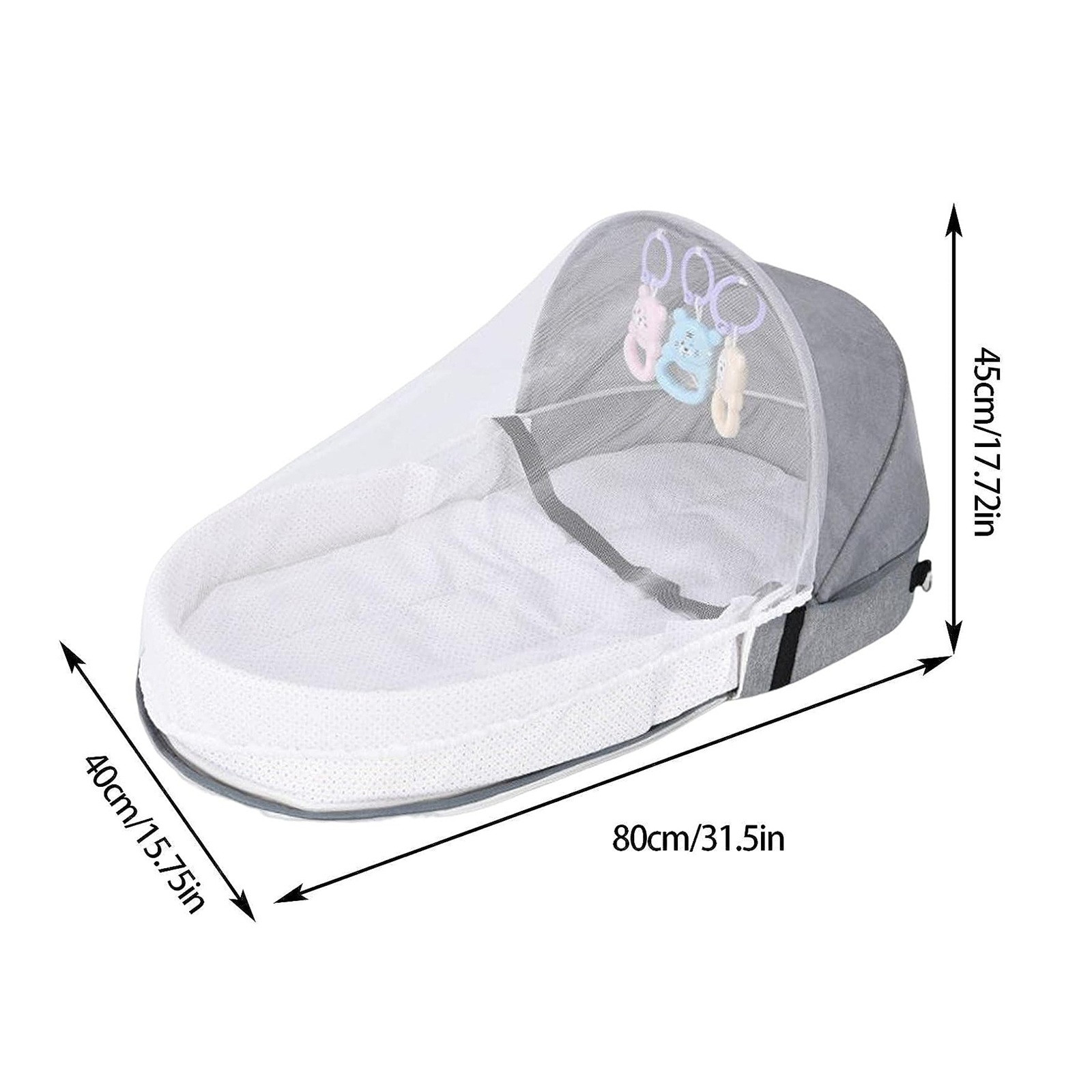 سرير أطفال محمول قابل للطي مع  - مراجعة Camping Cot Foldable وسعره