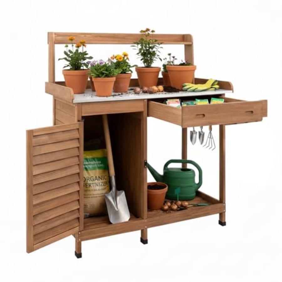 طاولة عمل خشبية للاستخدام الخا - مراجعة Garden Bench Metal وسعره