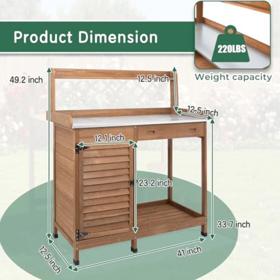 طاولة عمل خشبية للاستخدام الخا - مراجعة Garden Bench Metal وسعره
