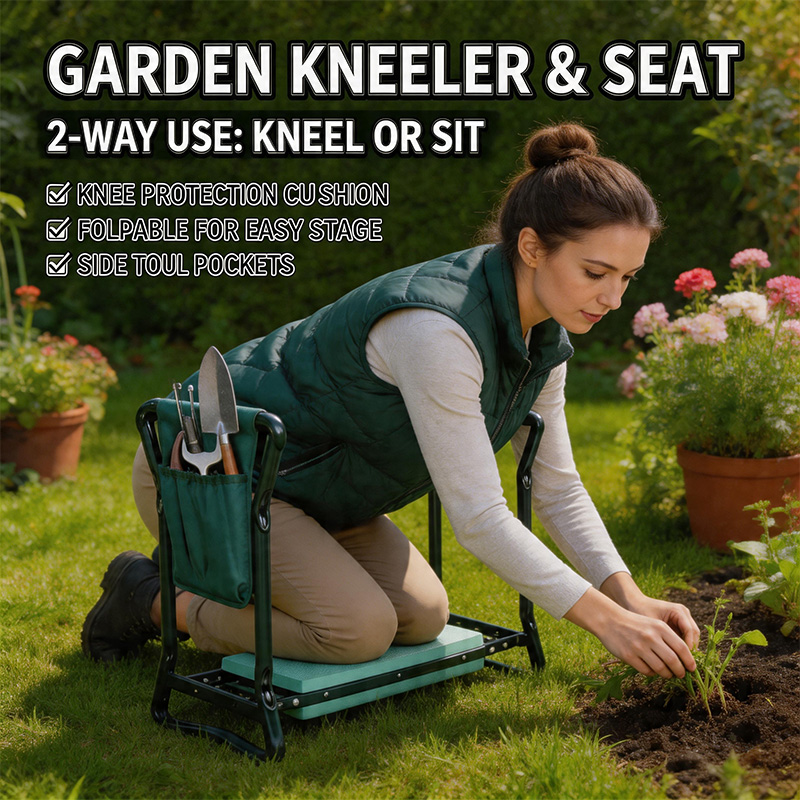مقعد حديقة قابل للطي مع وسادة  - مراجعة Garden Bench Metal وسعره