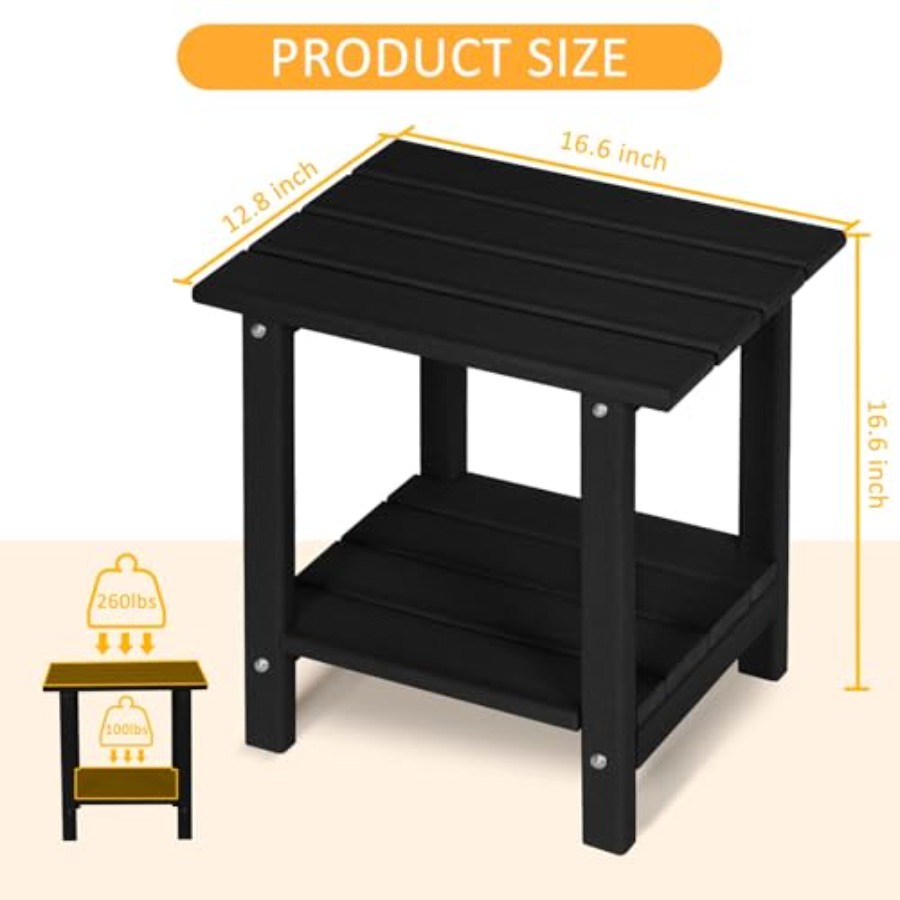 كرسي أديرونداك مع طاولة وحامل  - مراجعة Adirondack Chair Wood وسعره